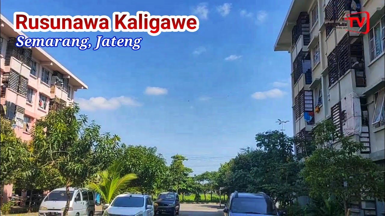 Suasana Rusunawa Kaligawe Semarang Jawa Tengah - YouTube