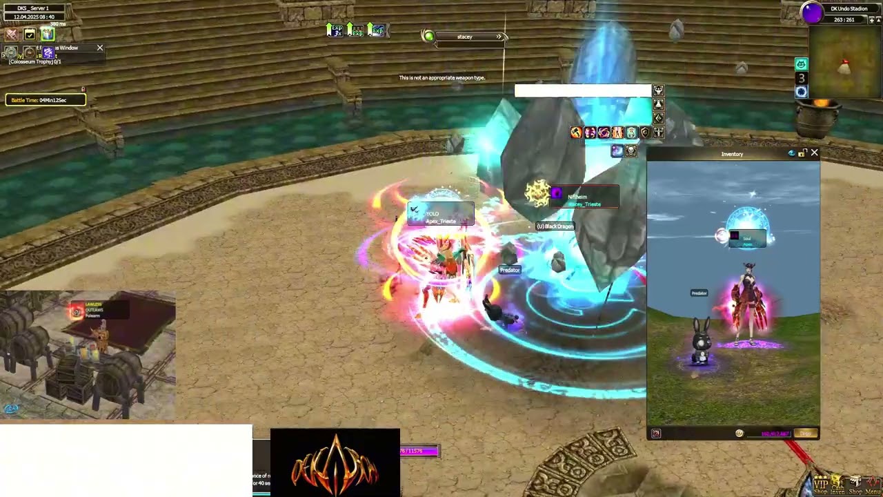 데카론(Dekaron) | Half Bagi vs Mage