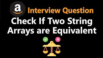 Check If Two String Arrays are Equivalent - Leetcode 1662 - Python