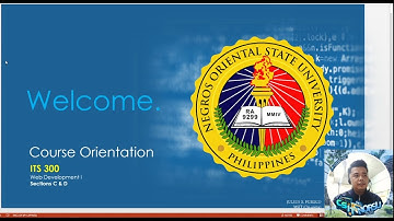ITS 300 (Web Development I) Orientation | Negros Oriental State University Bais Campus