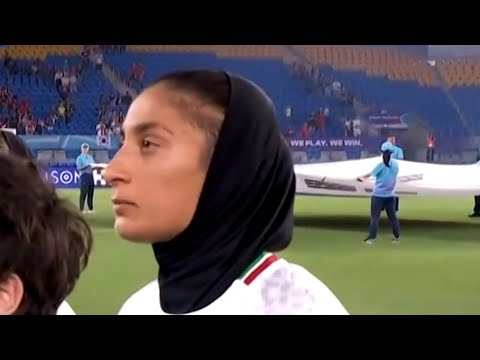 ‘Brave’: Iranian women’s soccer team refuses to sing national anthem amid US-Iran conflict