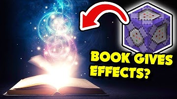 SPELL BOOKS in Minecraft 1.19-1.20.4? ONE COMMAND BLOCK! Books in Inventory Give Effects to Players