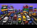 All Types of Toy Vehicles for Kids 🚓🚑🚒 | Cars, Trucks, Buses, Bikes &amp; More
