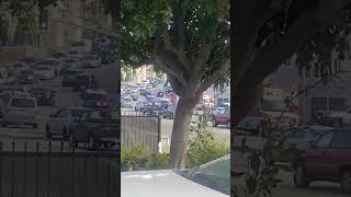 Police Surround Vehicle; Blocking Traffic East Los Angeles
