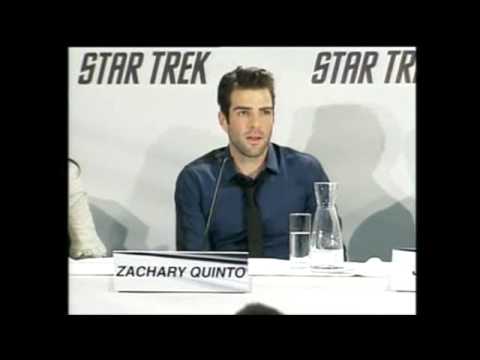 Zach Quinto to German News Conference pt.1/2