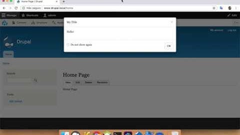 Creating a Modal on Drupal with 30 seconds