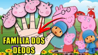 Família Dos Dedos With Peppa Pig And Pocoyo Finger Family Song - Canções Infantisпеппа Свинья