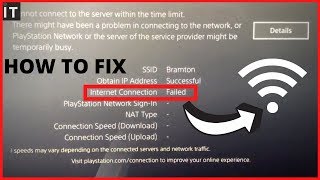 HOW TO FIX PS4 NOT CONNECTING TO THE INTERNET