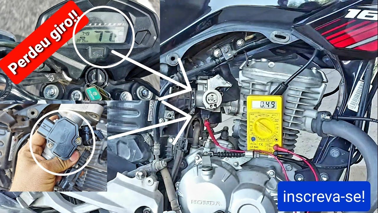 Moto sem desenvolver aceleração final problema bem comum nas Titan 160 e Fan 160.