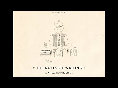 “The Rules of Writing” by Arthur HOWITZER Jr.