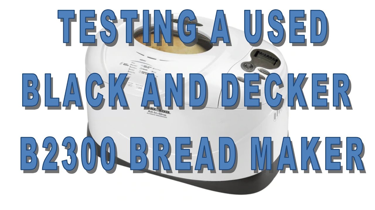  Black & Decker B2300 All-In-One Horizontal Deluxe Automatic  Breadmaker for 2- to 3-Pound Loaves: Bread Machines: Home & Kitchen