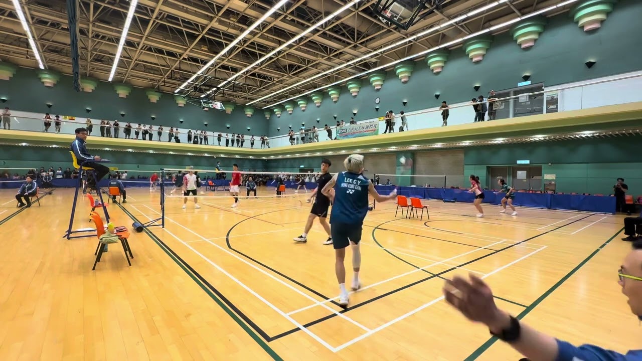 2025 全港羽毛球錦標賽 高級男子雙打  8 強 黃梓軒 / 吳澤銘 vs  李卓耀 / 吳英倫 set 1