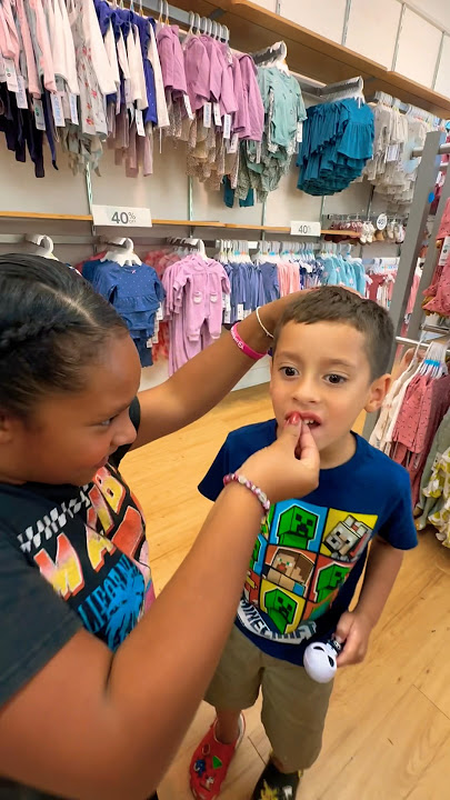 Sister Pulls Brother Tooth out #fypシ゚viral #shorts