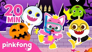 ¡Ya llegó Halloween! 🎃 | Jugando al Escondite en Halloween con Tiburón Bebé | Pinkfong