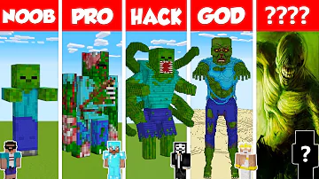 Minecraft REAL LIFE ZOMBIE HOUSE BUILD CHALLENGE - NOOB vs PRO vs HACKER vs GOD / Animation