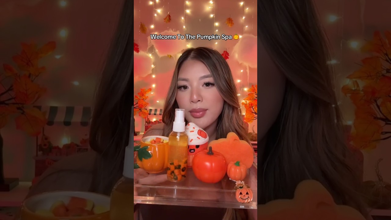 Welcome To The Pumpkin Spa 🎃 #asmr