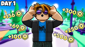 Going From 0 To 10K On An ALT ACCOUNT | Day 1 (Roblox PLS DONATE)