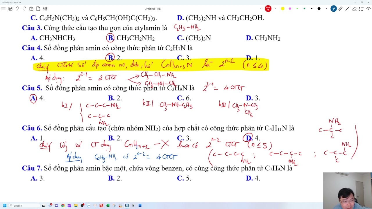 BUỔI 4 CHUỖI TỔNG ÔN LÝ THUYẾT HÓA HỌC 12 (CHỦ ĐỀ AMIN-AMINOAXIT-PEPTIT-PROTEIN)