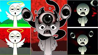 My Sprunki OC : Mr White From Phase 1 to Phase 7