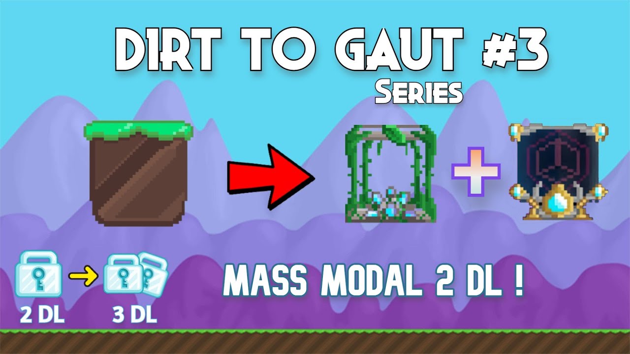 MENCOBA MASS HOSPITAL BED DIRT TO GAUT 3 GROWTOPIA INDONESIA 2021