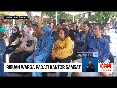 Ribuan Warga Padati Kantor Samsat