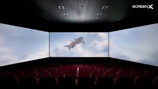 Abre em Portugal primeira sala de cinema ScreenX (ecrã 270º), NOS  NorteShopping