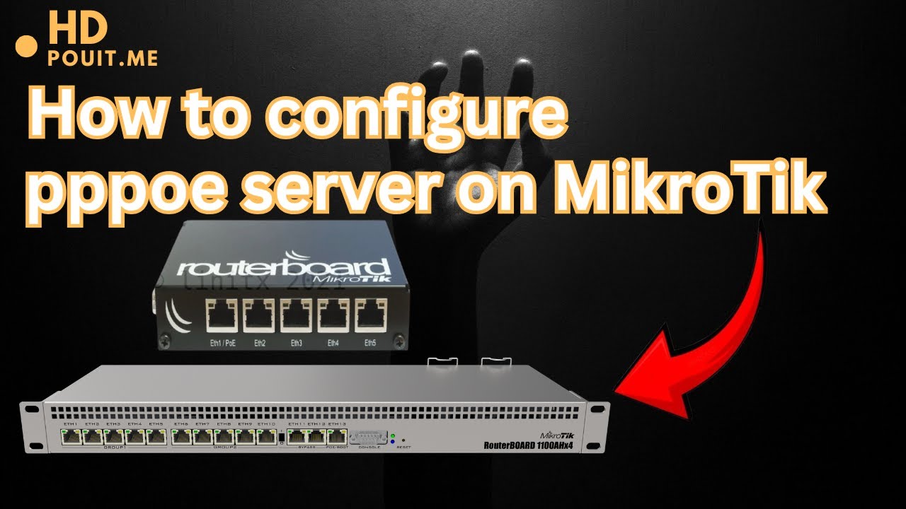 How to configure pppoe server on MikroTik - YouTube