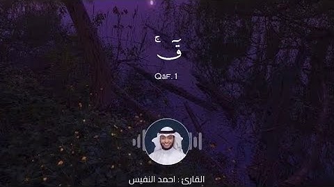 ماتيسر من سورة ق ، للقارئ : احمد النفيس