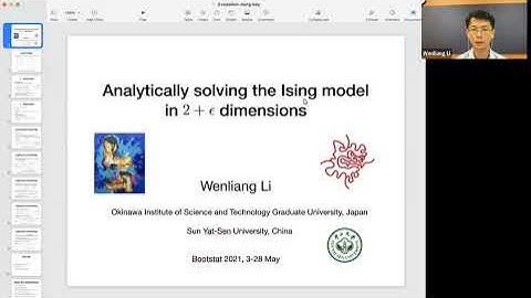 Li, Analytically solving the Ising model in 2+ϵ dimensions, Bootstat 2021