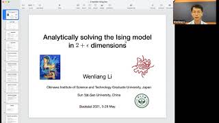 Li, Analytically solving the Ising model in 2+ϵ dimensions, Bootstat 2021