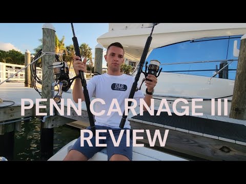 PENN CARNAGE 3 Worth Buying? ROD REVIEW- Boat Spinning Rod 