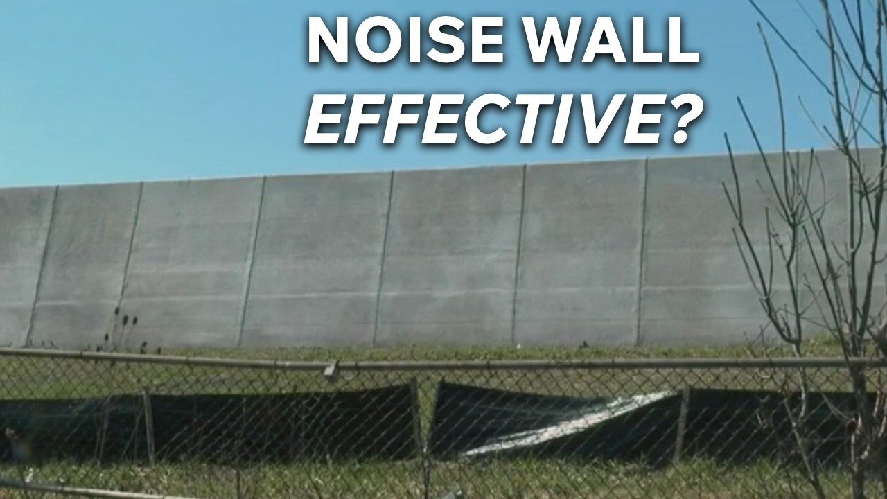 Neighbors talk effectiveness of I-680 noise wall - YouTube