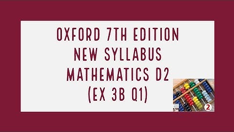 Factorization of Quadratic Expressions Ex 3b Q1 NSM 2 (D2)|Study Room