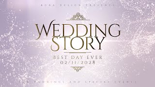 Unique Wedding Pack Ceremony for After Effects [ create elegant, one-of-a-kind wedding film easily ]