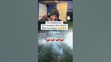 Gl0bal reacts to Subtronics DJ Transition at EDC #dj #djtransition #edclasvegas #subtronics #edm