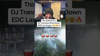 Gl0bal reacts to Subtronics DJ Transition at EDC #dj #djtransition #edclasvegas #subtronics #edm