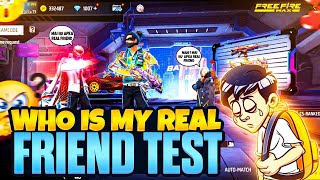 Who Is My Real Friends Test On Friendship Day 🥺🥰 #shorts #graduateff #freefireprank