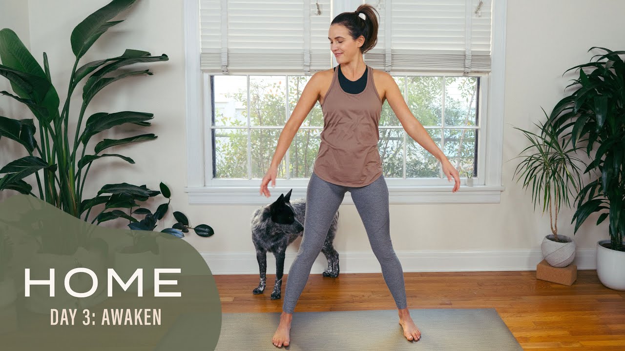 Home - Day 3 - Awaken  |  30 Days of Yoga With Adriene