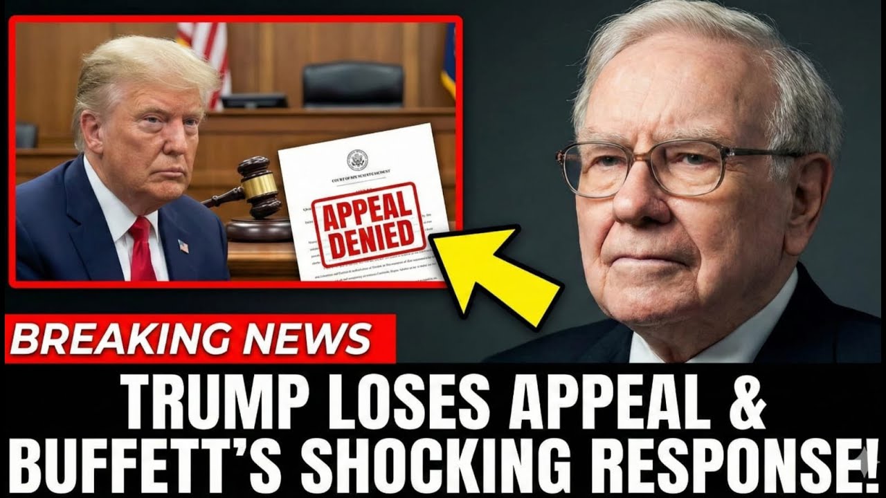 Trump LOSES Appeal After Judge Issues DEVASTATING Verdict | Warren Buffett's Response