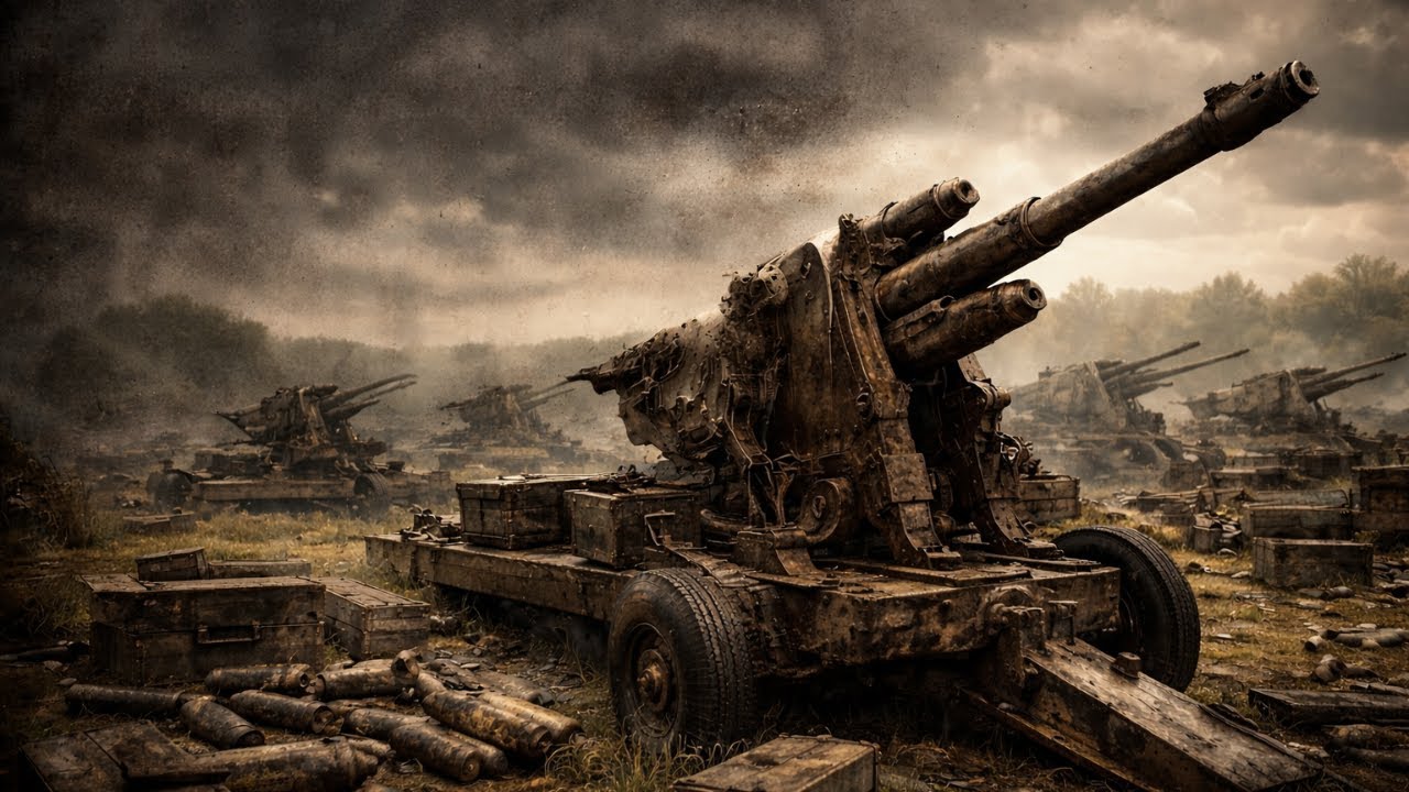 O que DE FATO Aconteceu com os Canhões Antiaéreos da Segunda Guerra Mundial Após o Conflito