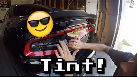 Luxe Auto Concepts Tail Light Tint Kit 15+ Dodge Charger Scat Pack Install Plus Final Look! ✔️