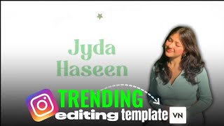 2025 Instagram viral lyrics editing template |  trending Instagram reel template | VN code ✅ screenshot 2