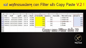 แฉ! พฤติกรรมแปลกๆ เวลา Filter แล้ว Copy Paste ใน Excel Version2!