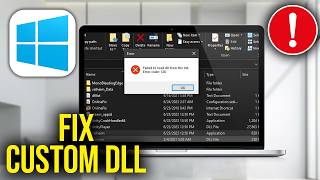 How To Fix Failed to load custom.dll from the list. Error code 126 Schedule