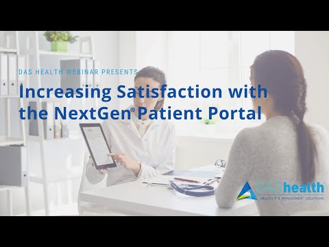 Itentive's Increasing Satisfaction with the NextGen® Patient Portal