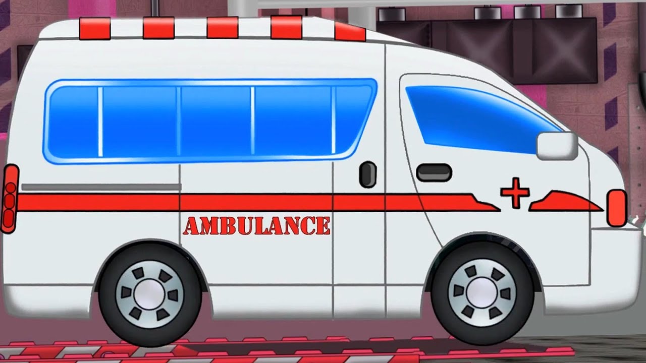 Ambulance Car Repair & Service, Car Wash Video For Kids YouTube