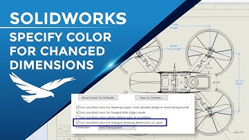 SOLIDWORKS: Specified Color for Changed Dimensions in Drawings