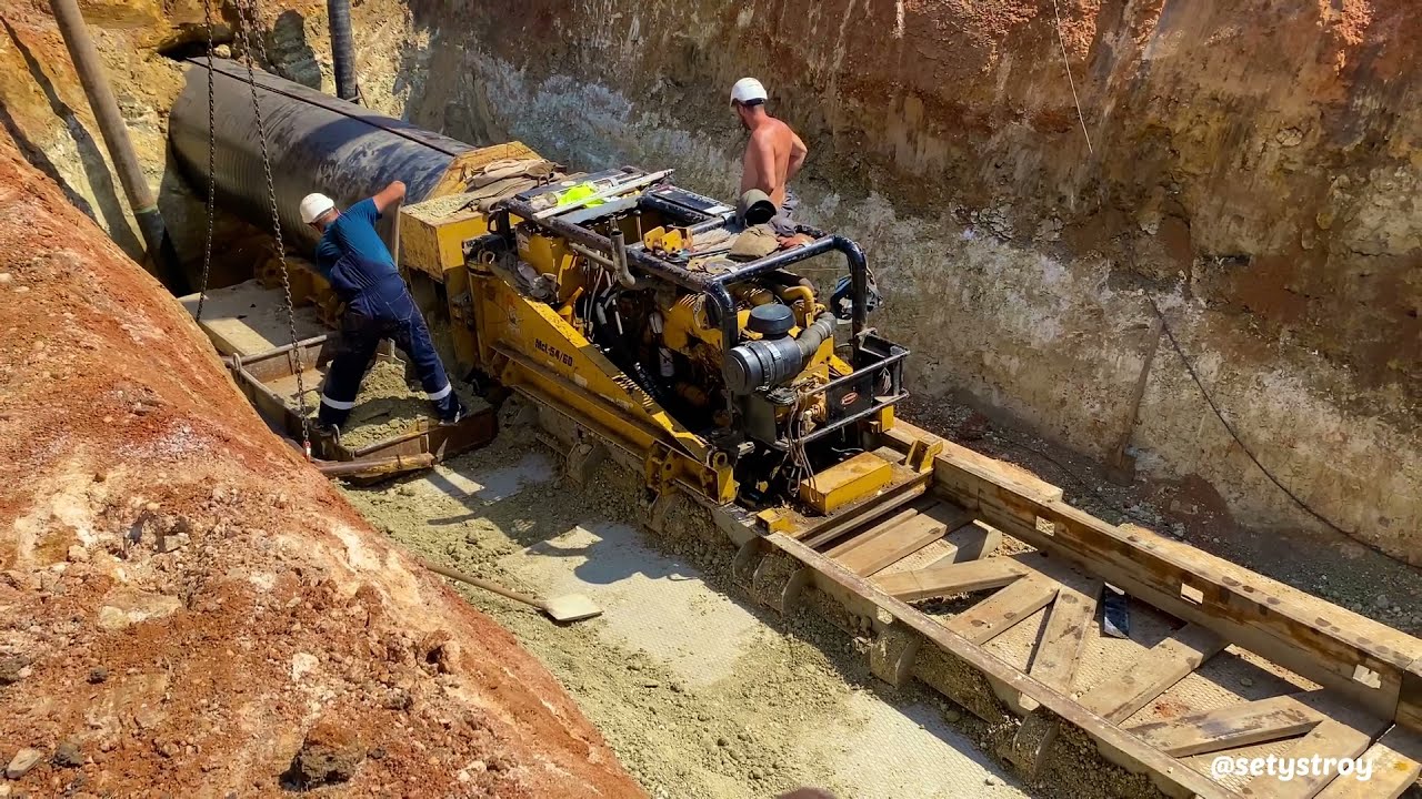 ГШБ 1420 под автомобильной дорогой