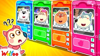 LIVE: Vending Machine For Kids, Which One Does Baby Jenny Like? | Nursery Rhyme | Wolfoo Family