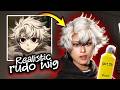 Rudo Wig Tutorial ✂️ | GACHIAKUTA COSPLAY 🗑️